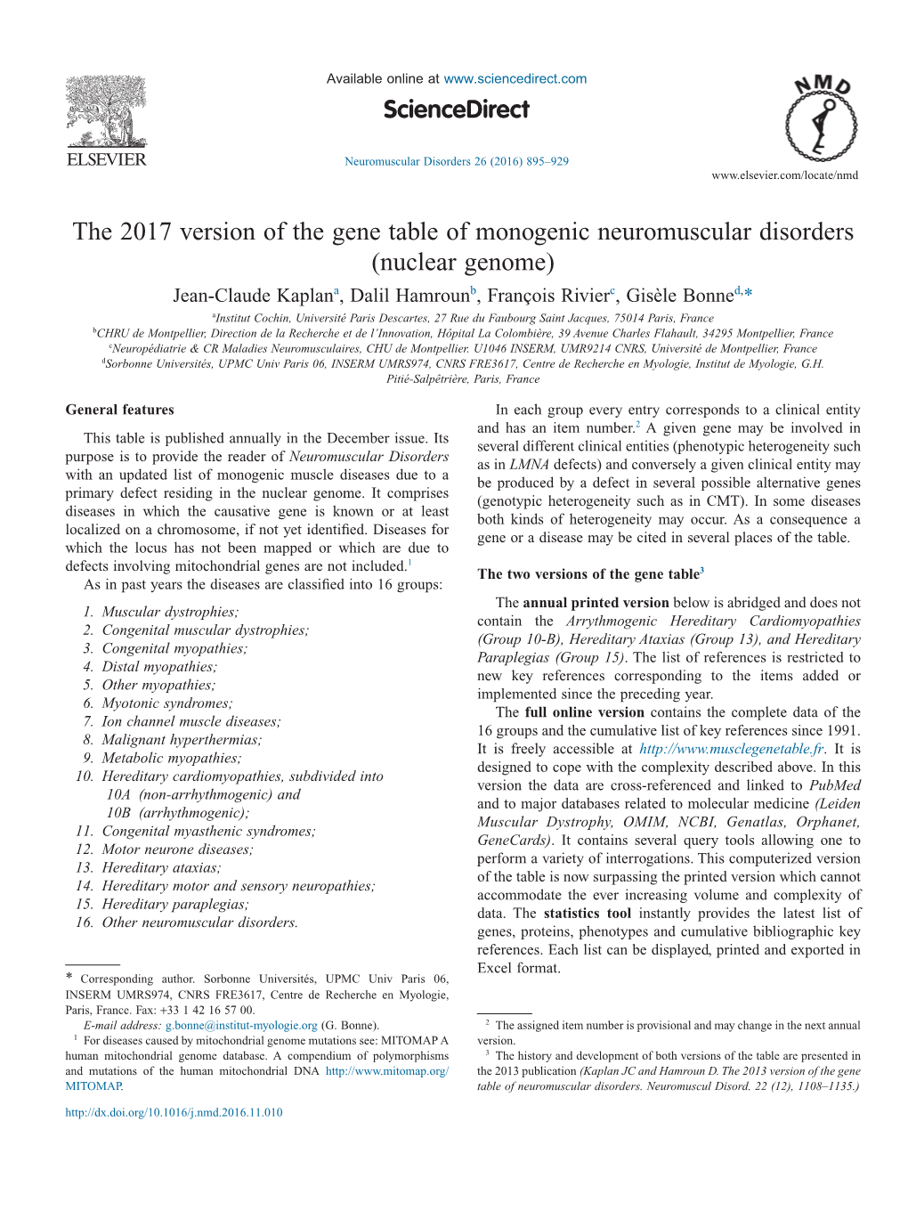 Nuclear Genome