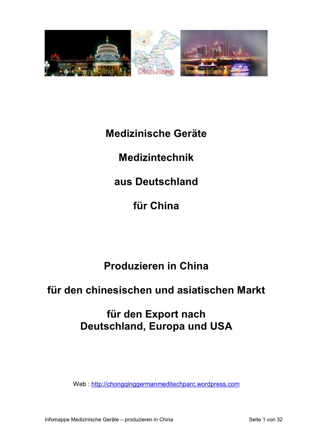 Info Medizinische Geraete Chongqing