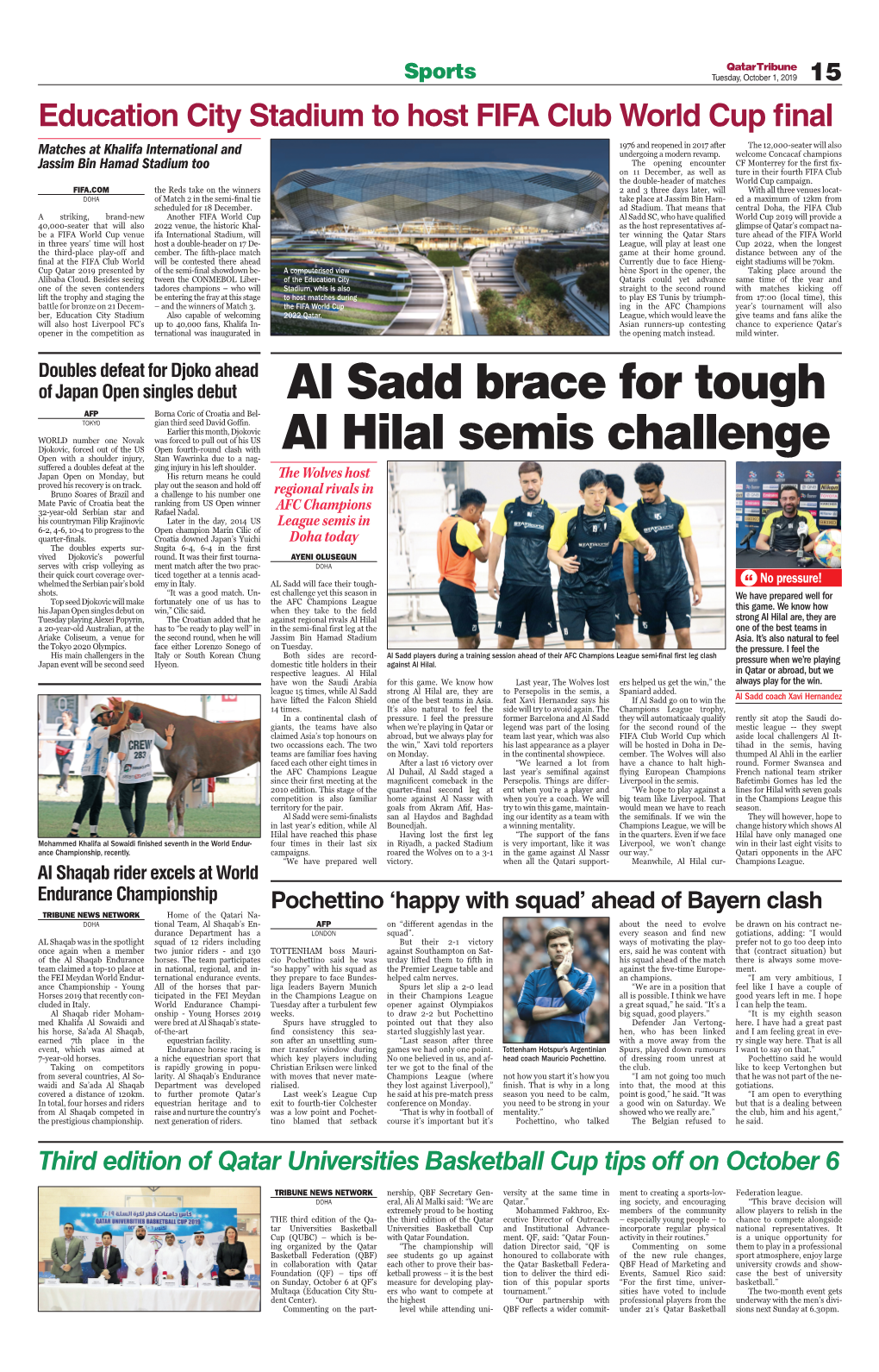 Al Sadd Brace for Tough Al Hilal Semis Challenge