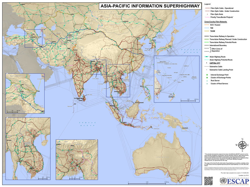 ASIA-PACIFIC INFORMATION SUPERHIGHWAY AH30 Fibre Optic Cable - Operational