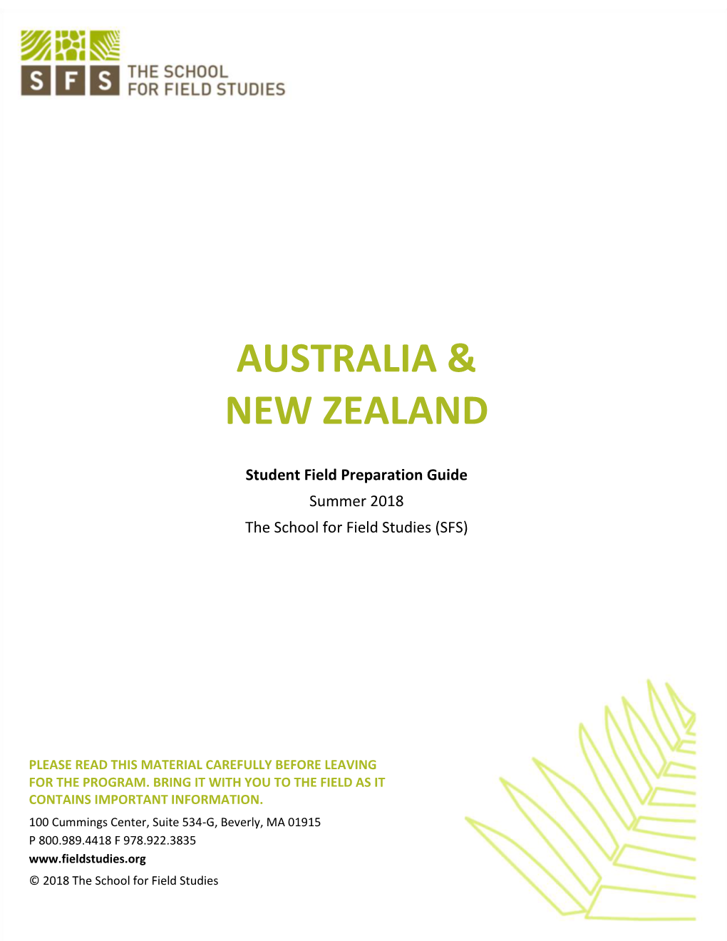 Australia & New Zealand