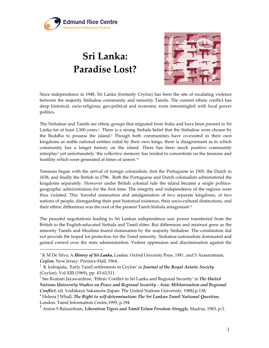 Sri Lanka: Paradise Lost?