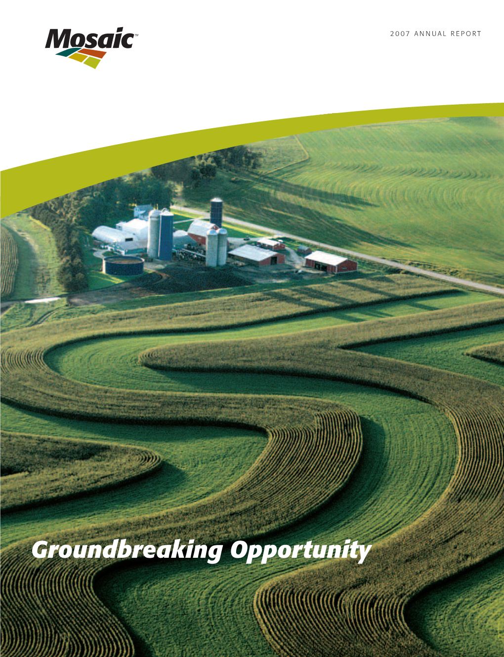 Groundbreaking Opportunity 2007 ANNUAL REPORT