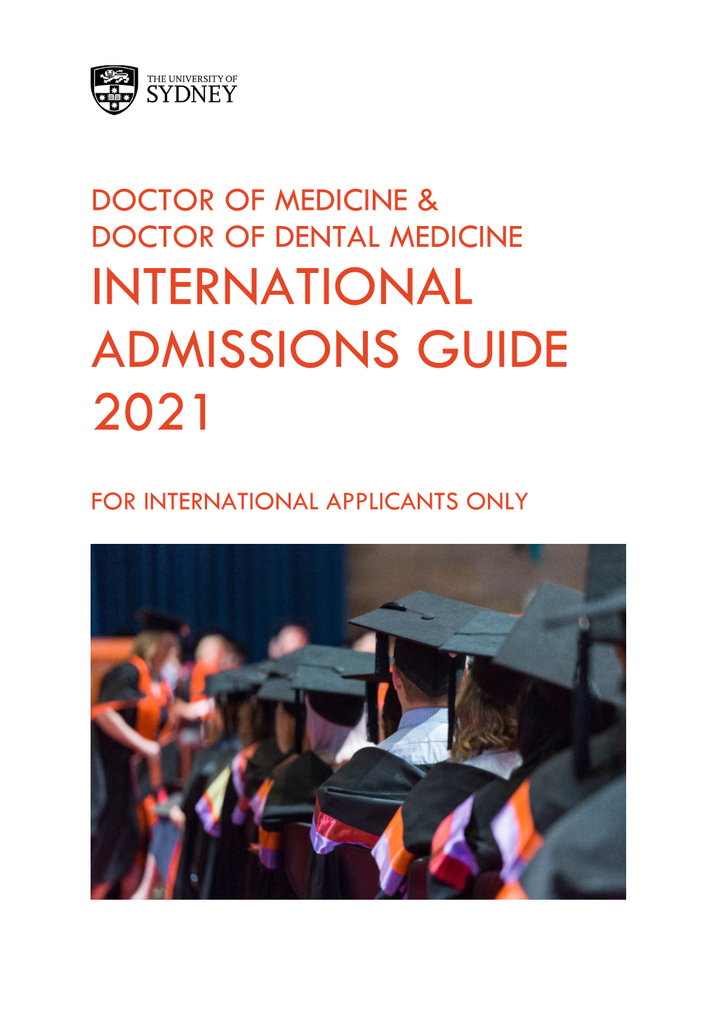2021 International Admissions Guide