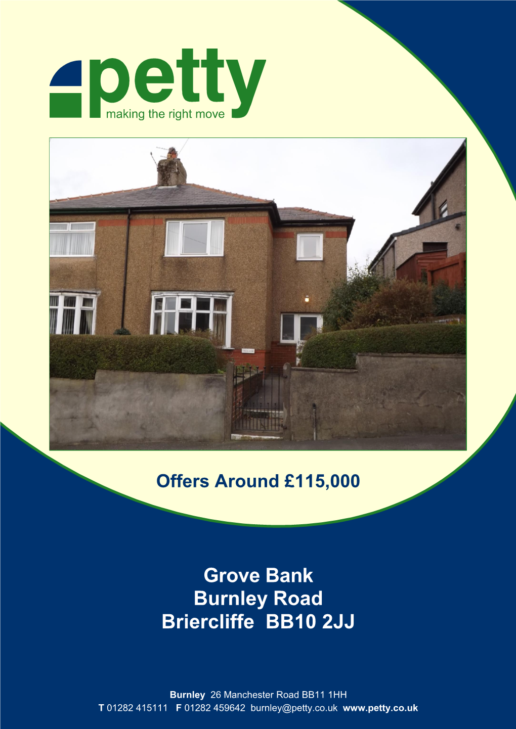 Grove Bank Burnley Road Briercliffe BB10 2JJ