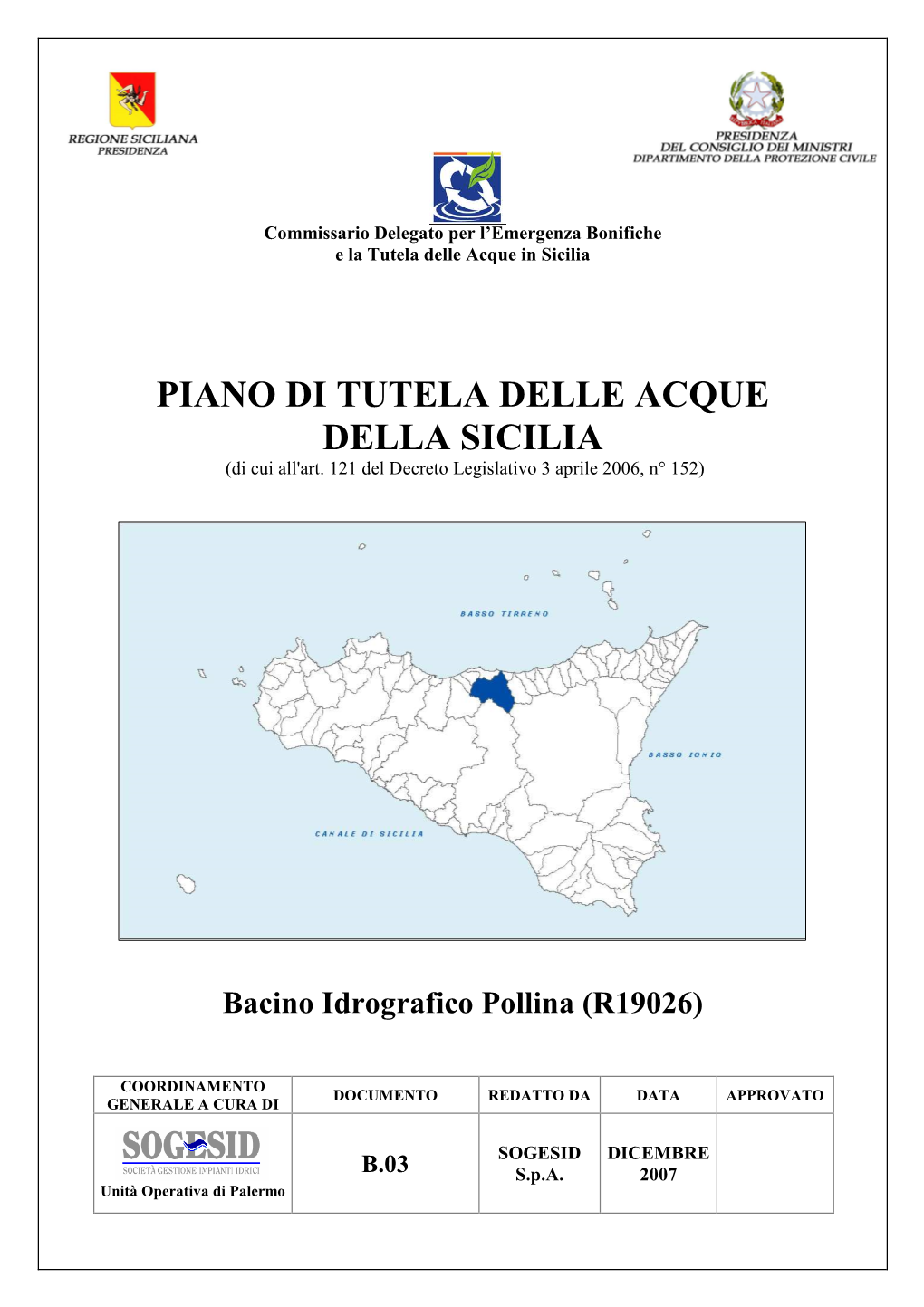 Bacino Idrografico Pollina (R19026)