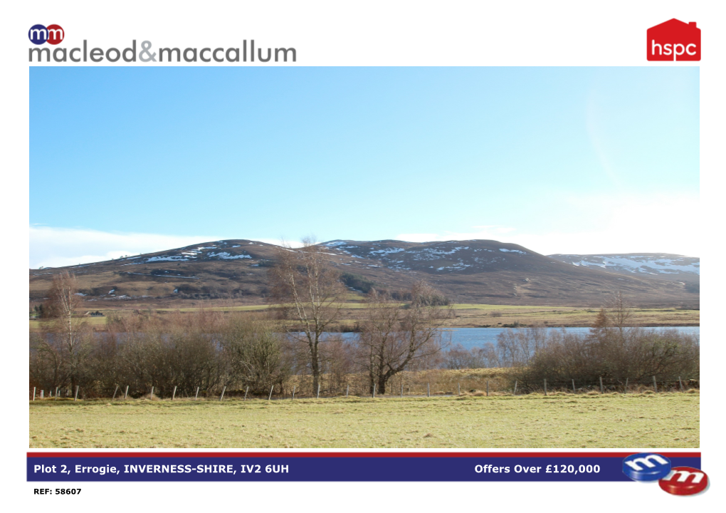Plot 2, Errogie, INVERNESS-SHIRE, IV2 6UH Offers Over £120,000