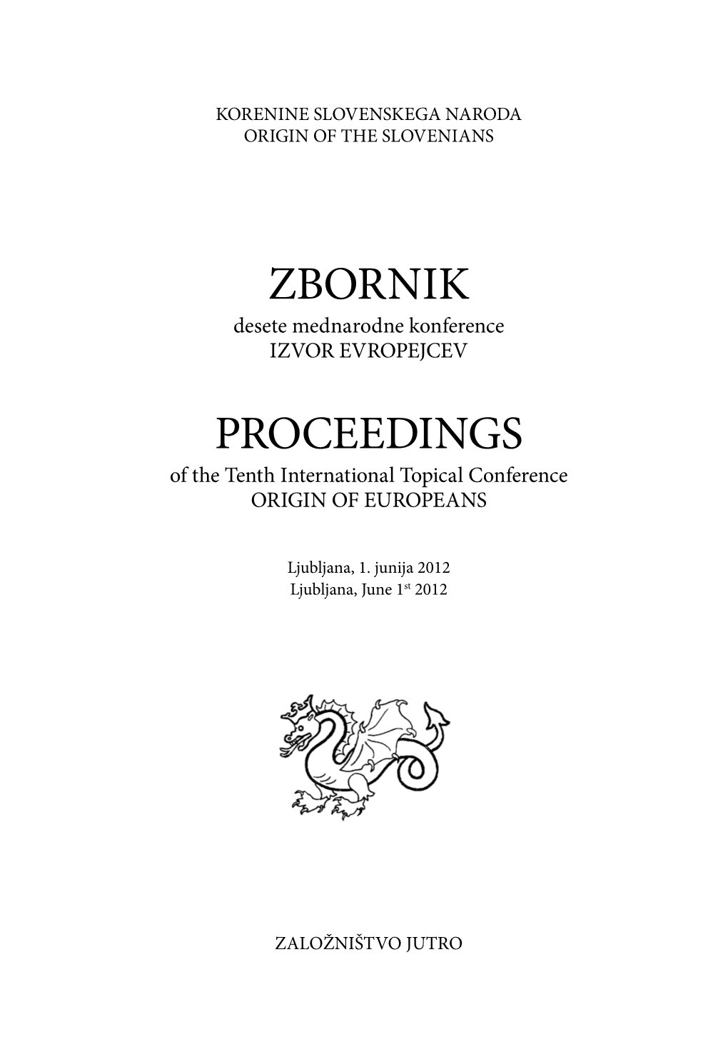 Zbornik Proceedings