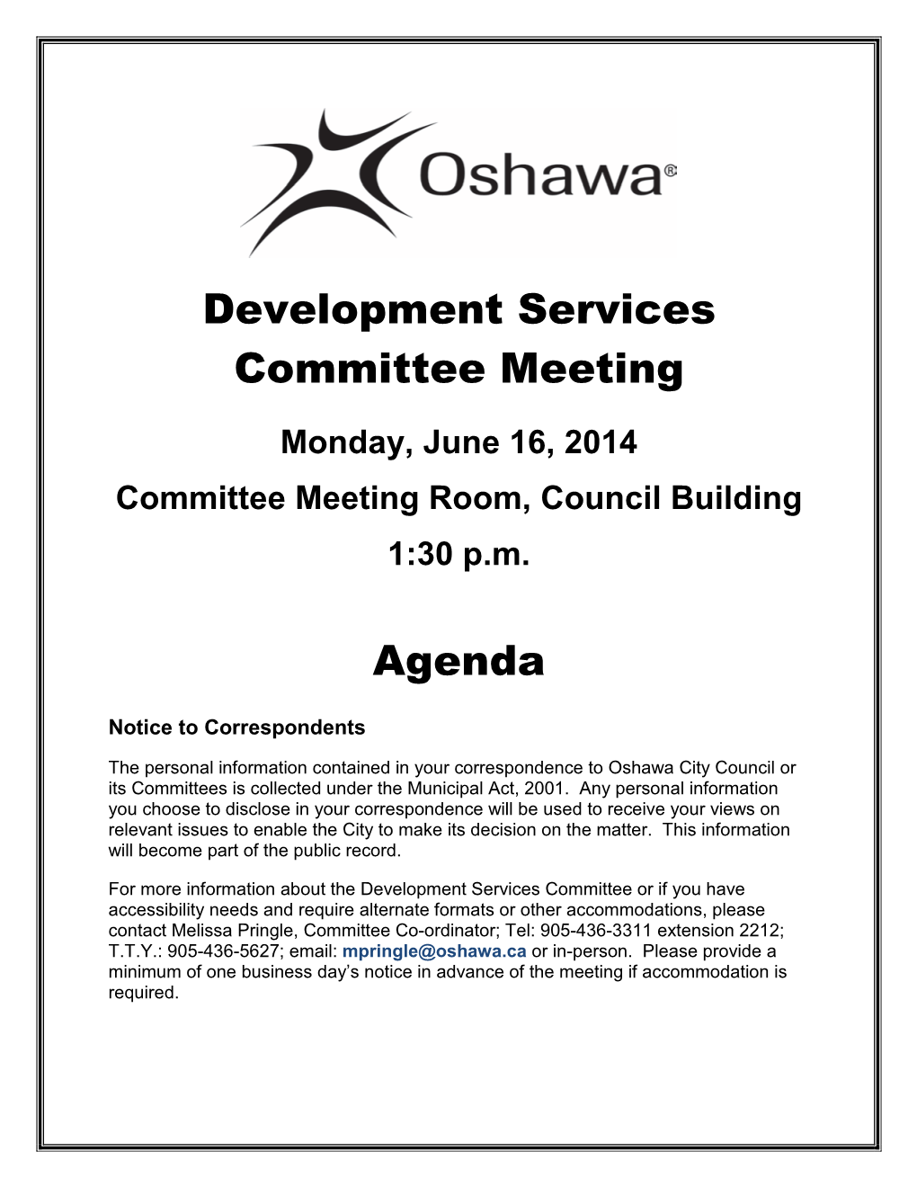 DS Agenda June 16, 2014