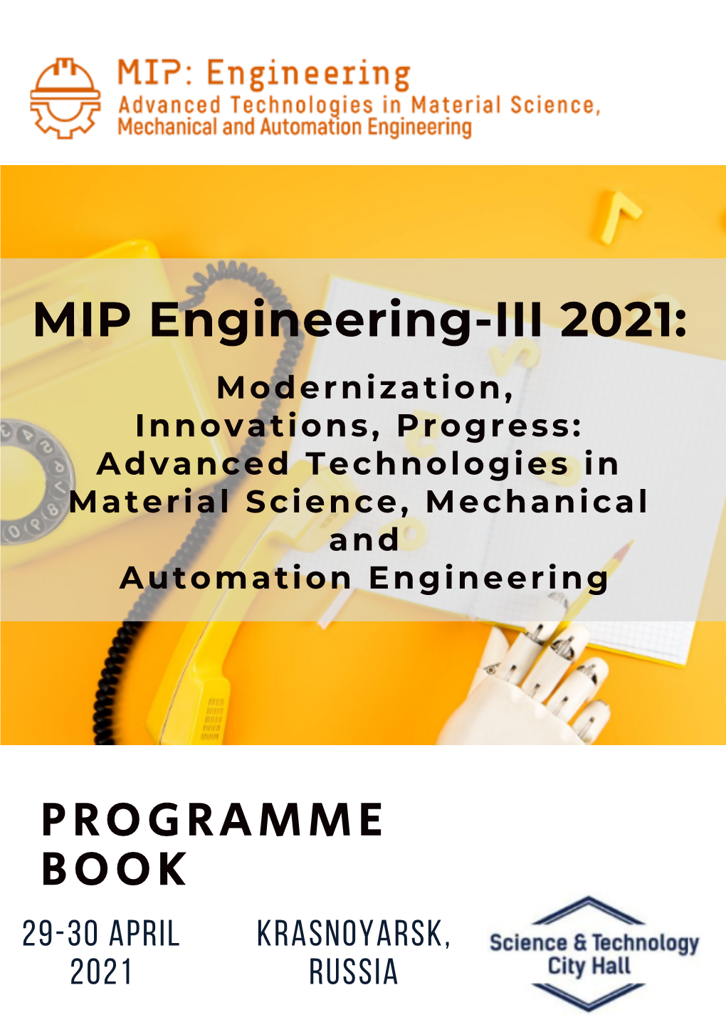 PROGRAMME BOOK MIP Engineering-III 2021