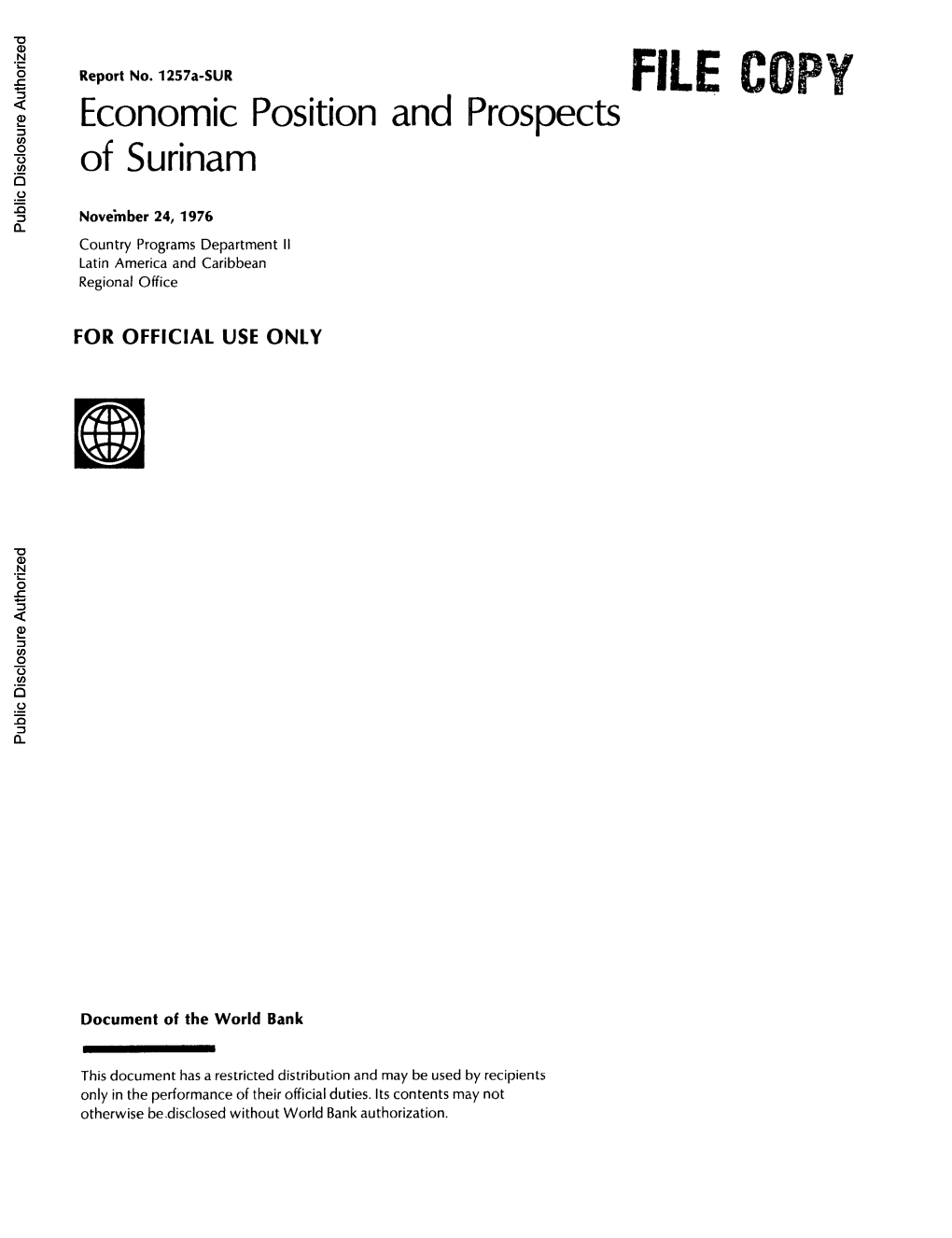 World Bank Document