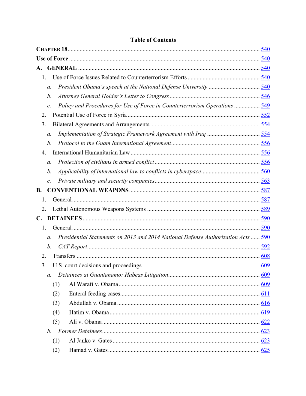 Table of Contents CHAPTER 18