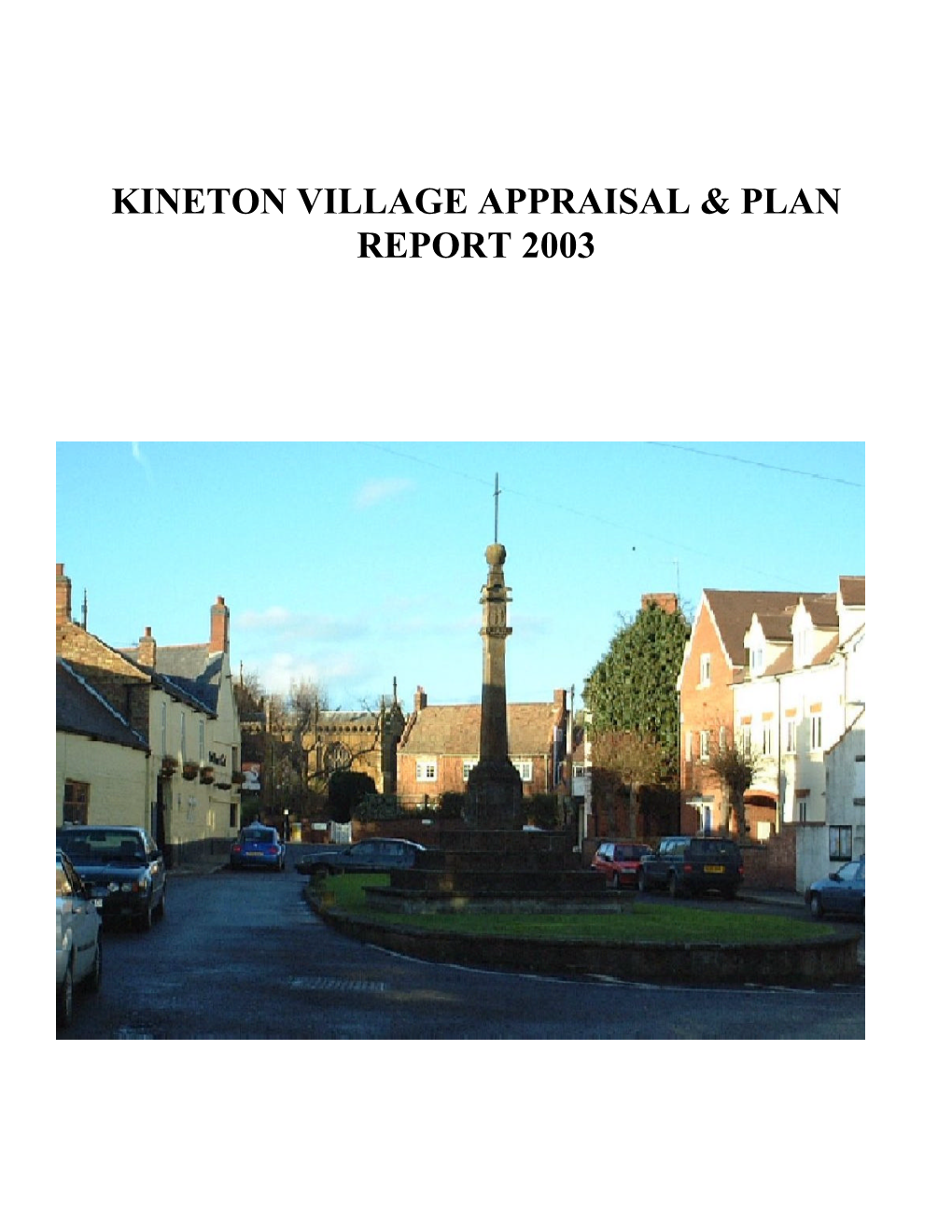 Kineton Village Appraisal and Plan