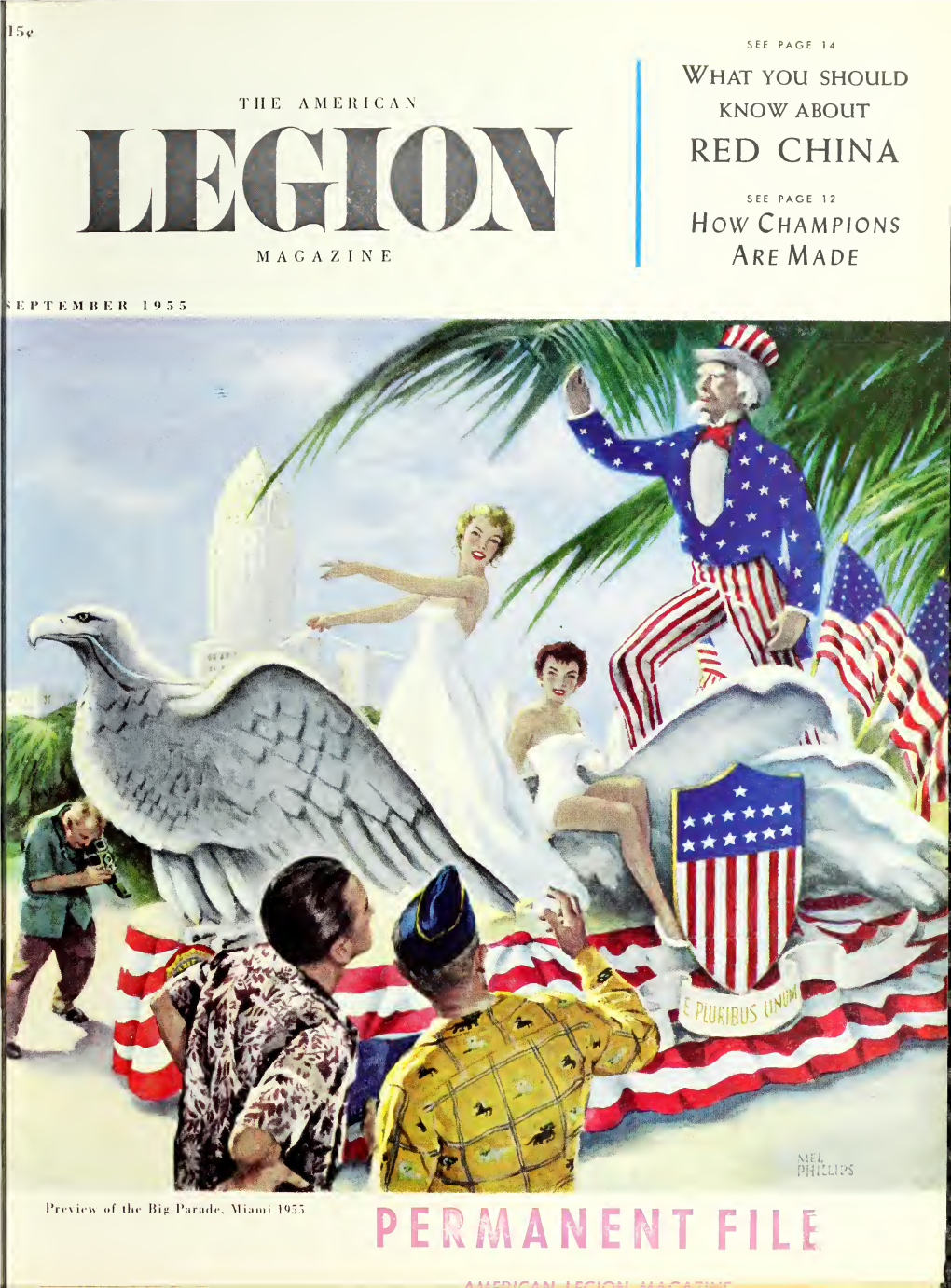 The American Legion Magazine [Volume 59, No. 3 (September 1955)]