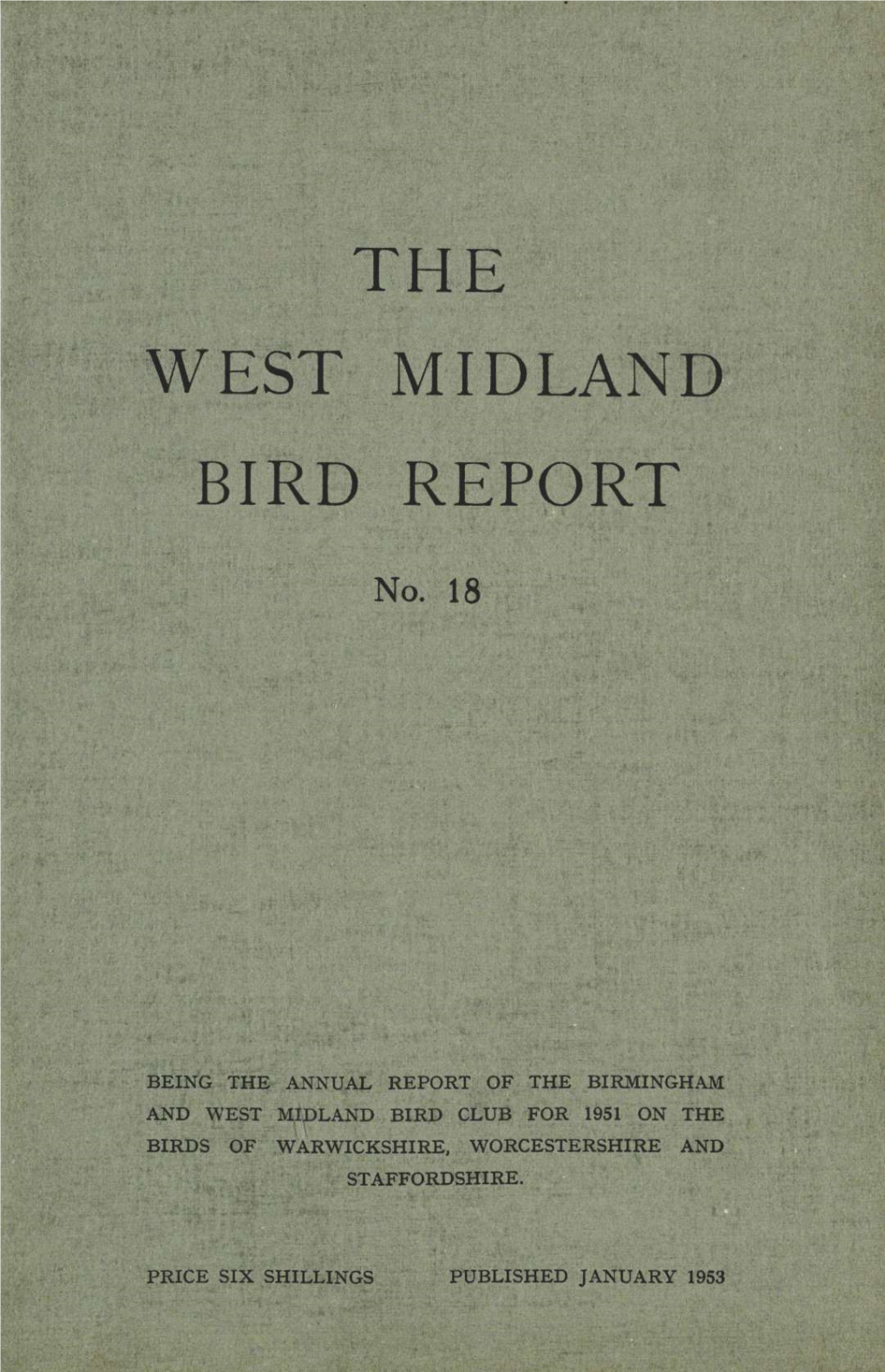 The West Midland Bird Report