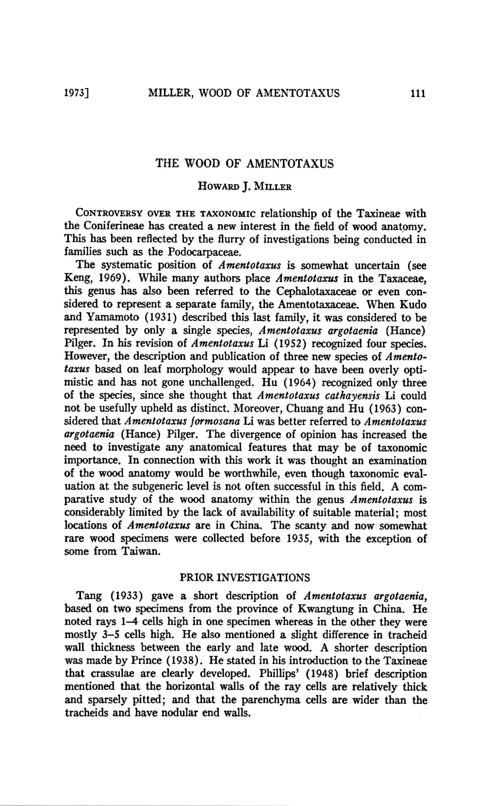 Howard+J. Miller Tang (1933) Description Argotaenia, Specimens