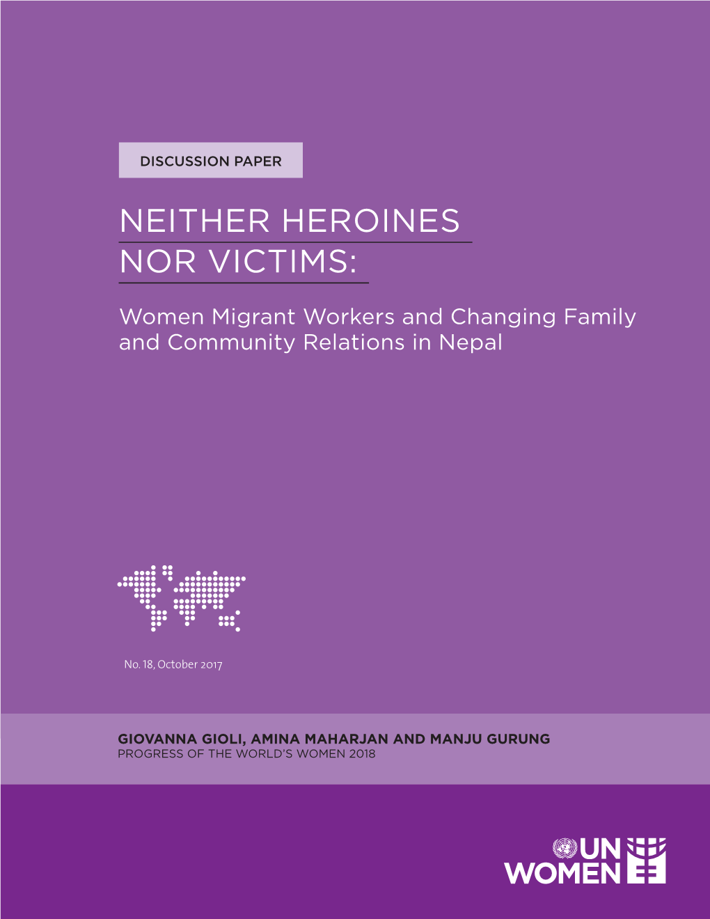 Neither Heroines Nor Victims