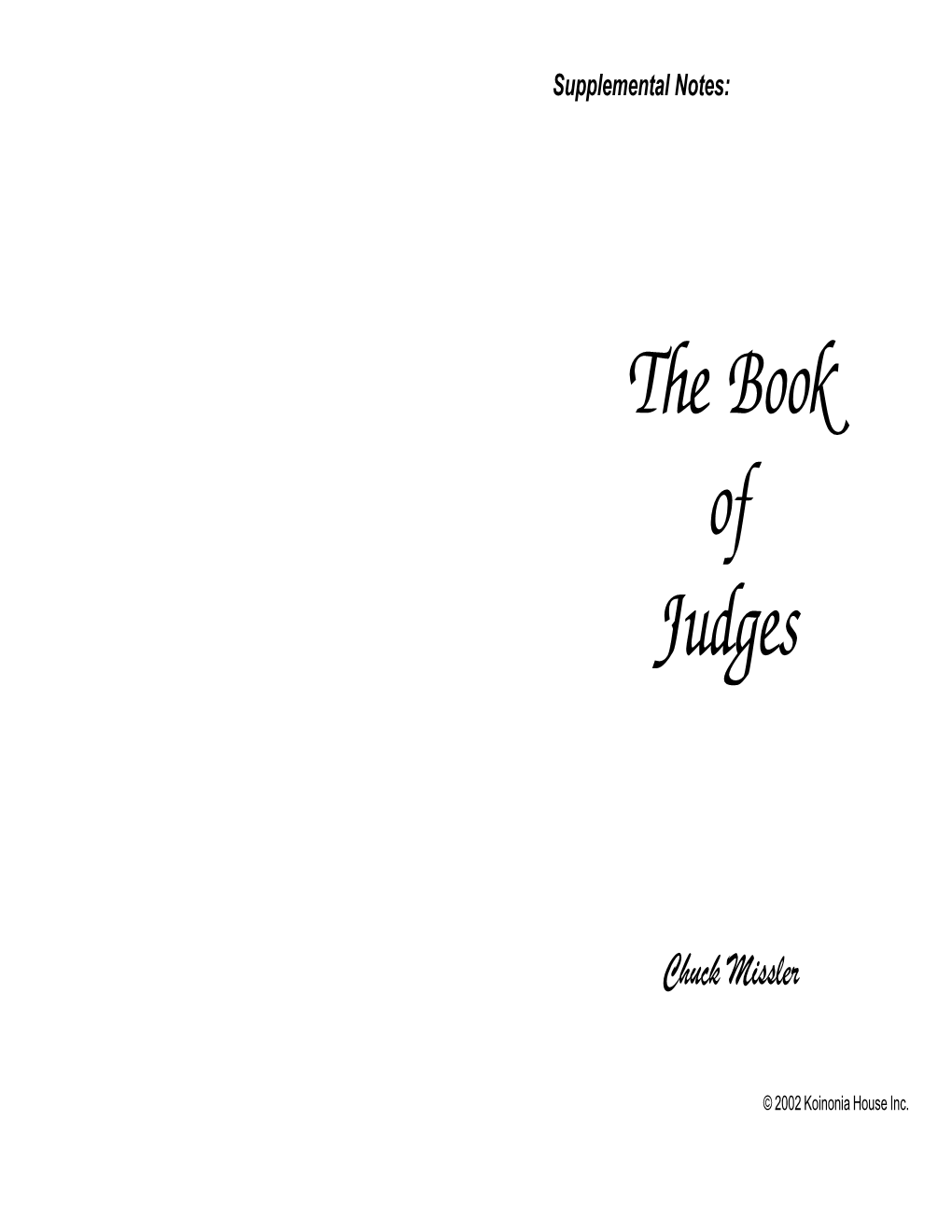 Book of Judges