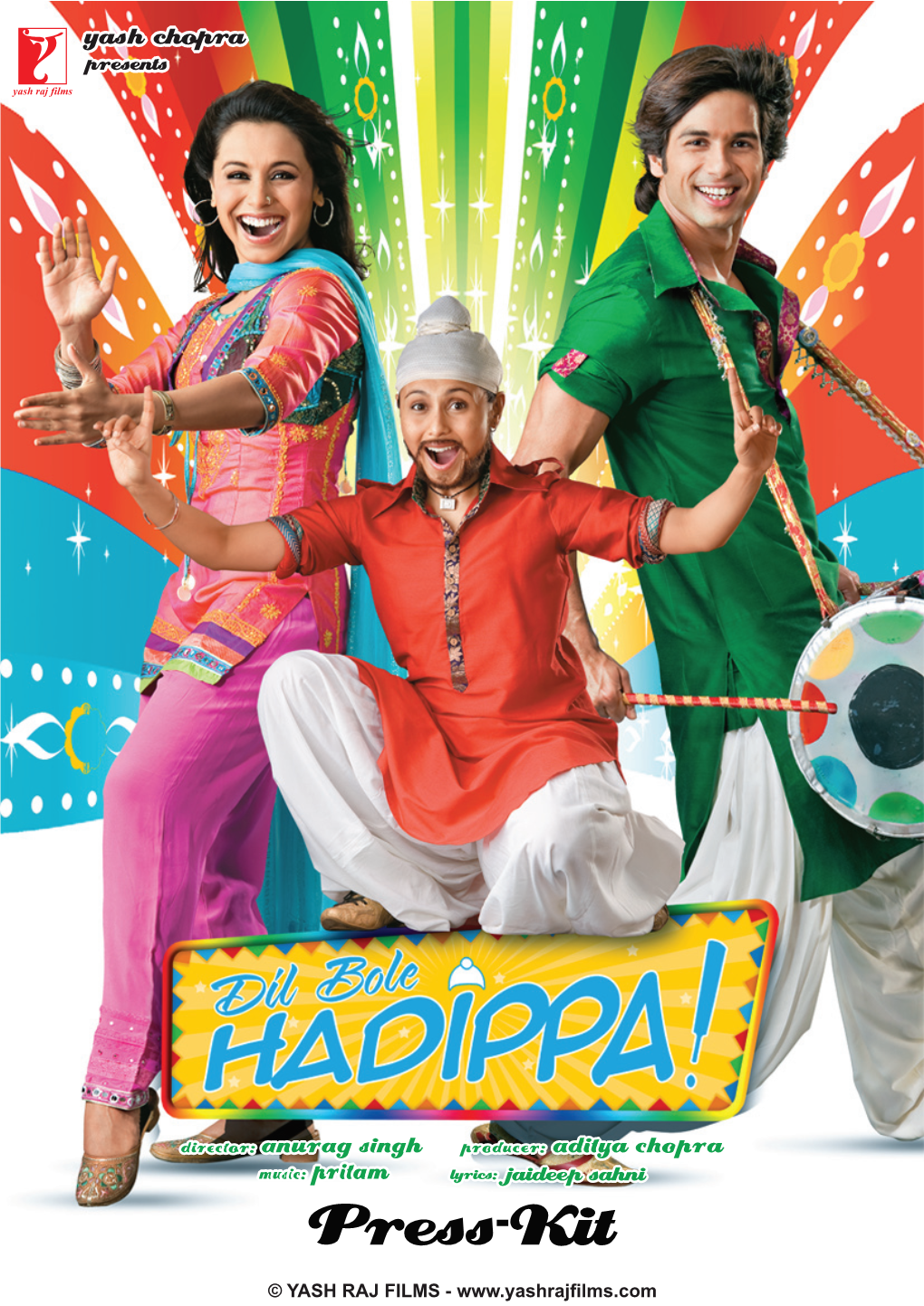 © YASH RAJ FILMS - DIL BOLE HADIPPA Is a Celebration of the Never Say Die Spirit of India