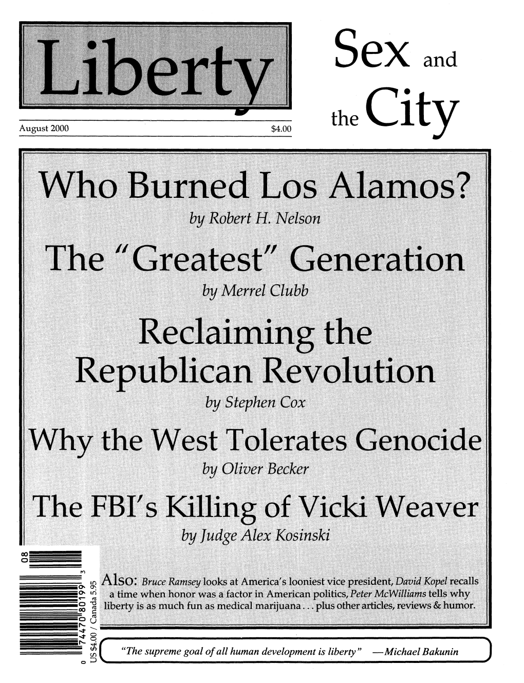 Liberty Magazine August 2000.Pdf Mime Type