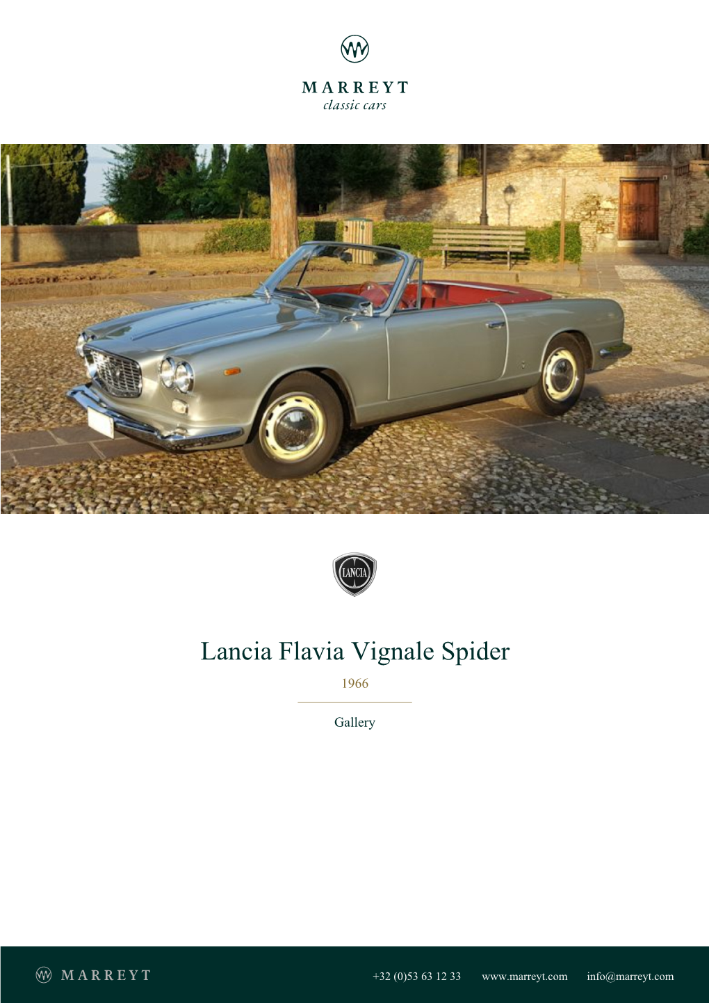 Lancia Flavia Vignale Spider 1966