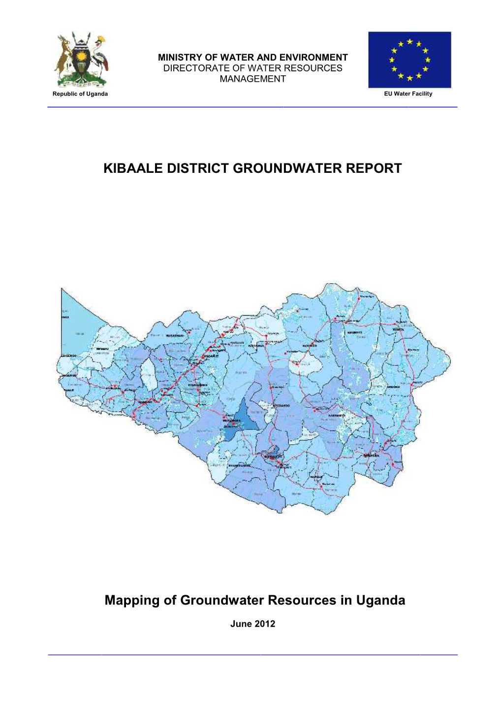 Kibaale District Groundwater Report