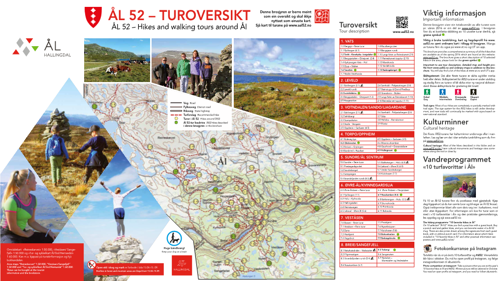 ÅL 52 – TUROVERSIKT Nyttast Som Einaste Kart