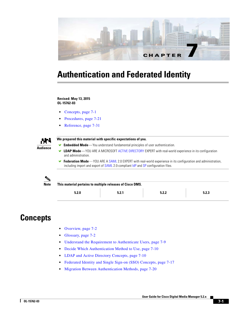 Authentication and Federated Identity