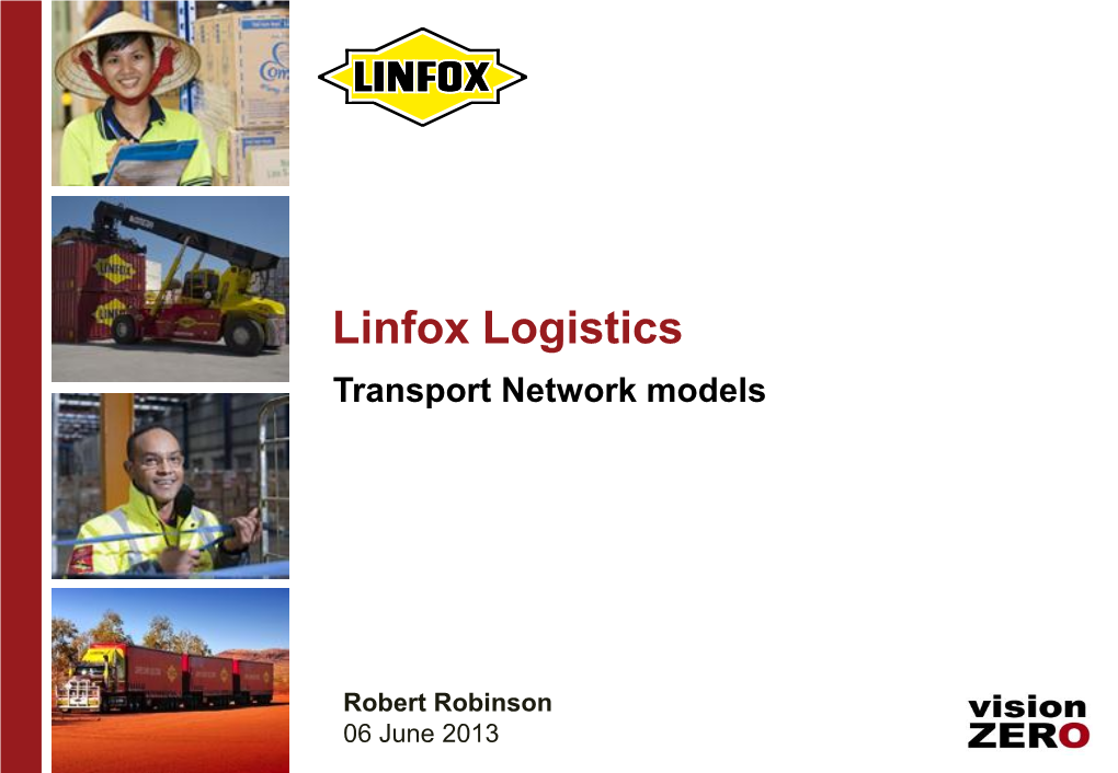 Linfox Logistics Transport Network Models