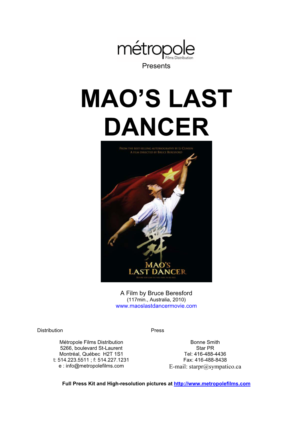 Mao's Last Dancer