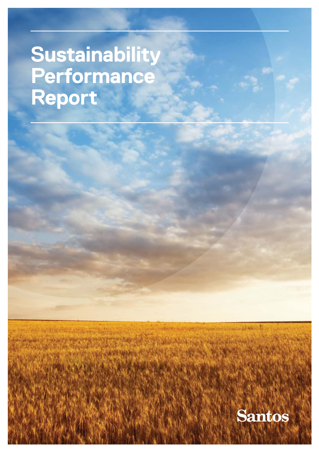 Sustainability Performance Report Contents