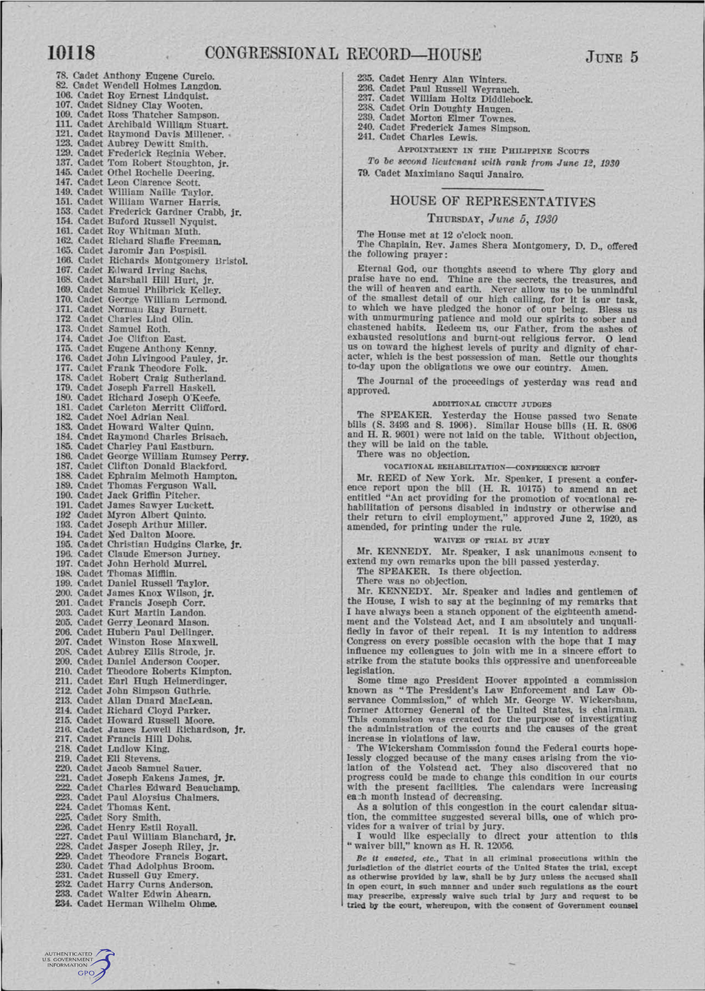 Congressional Record-House June 5 78