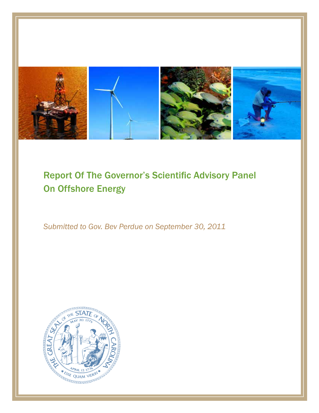 Report of the Governor's Scientific Advisory Panel on Offshore Energy