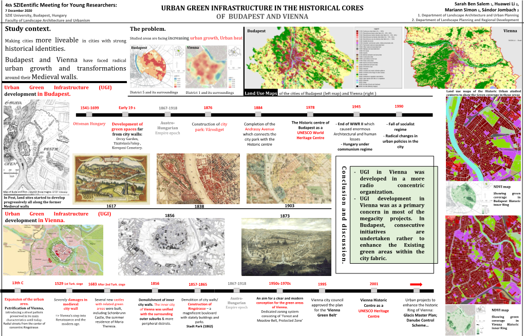 Urban Green Infrastructure in the Historical Cores Of