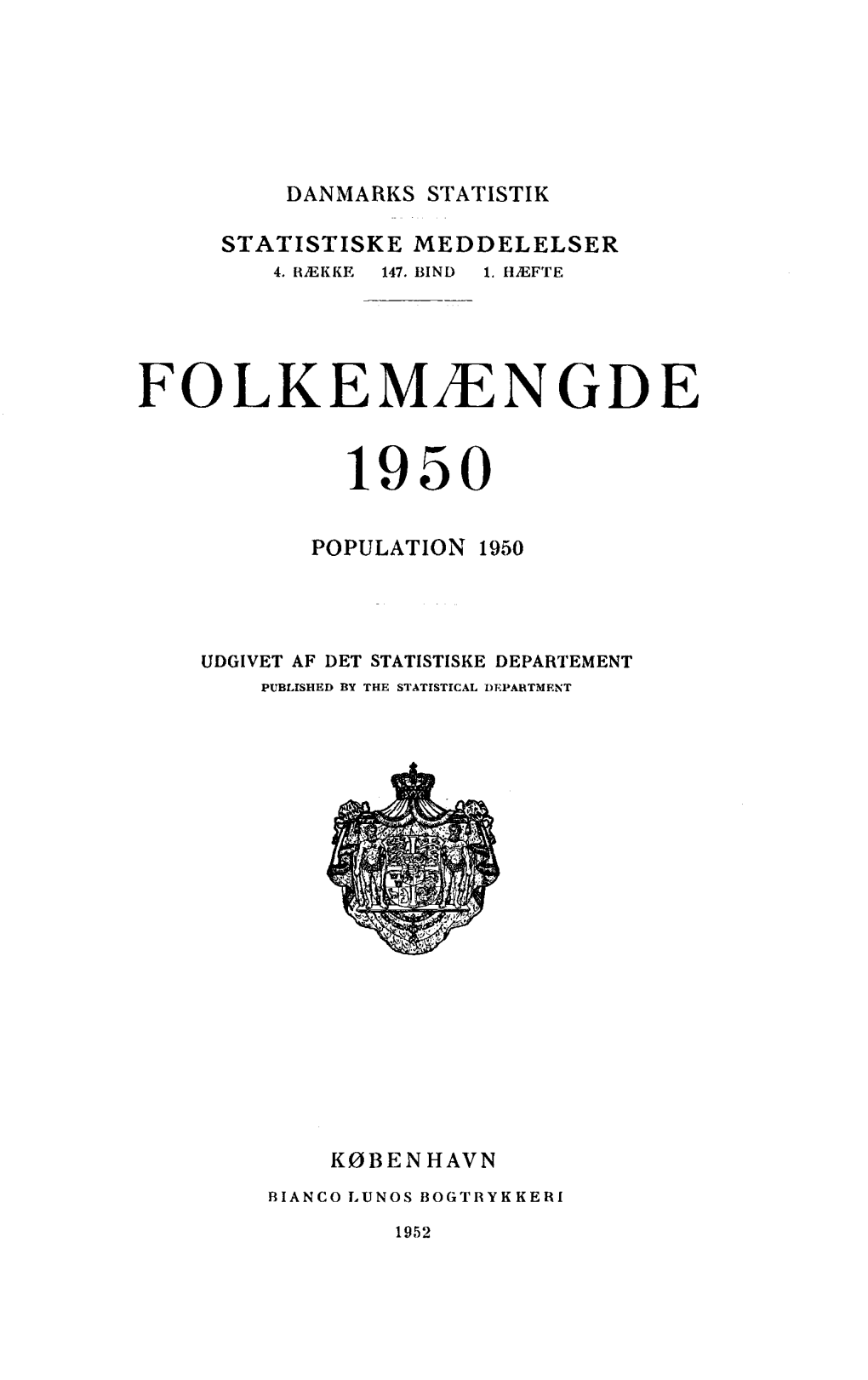 Folkemængde 1950