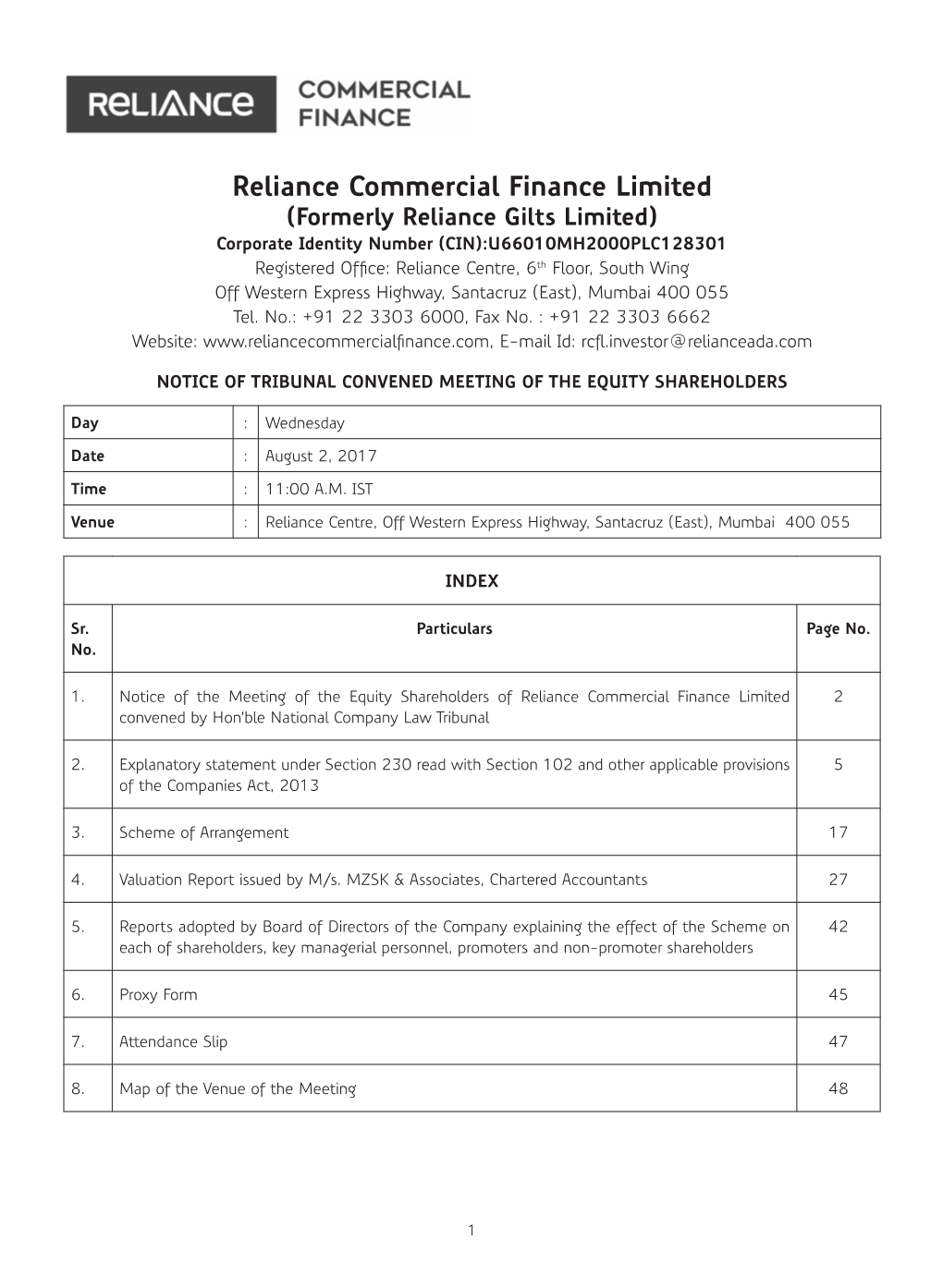 Reliance Commercial Finance Limited