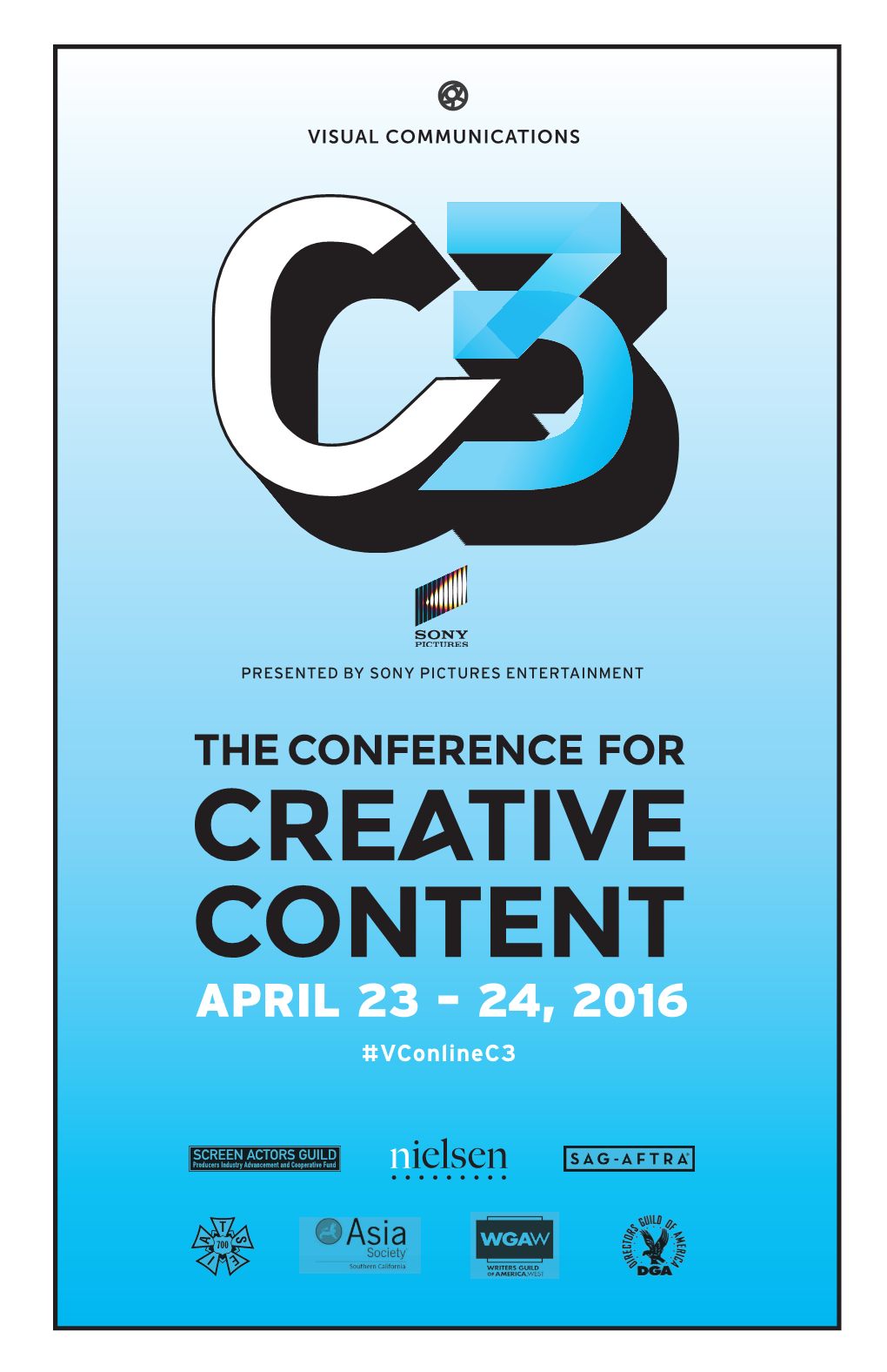 APRIL 23 – 24, 2016 #Vconlinec3 1 2