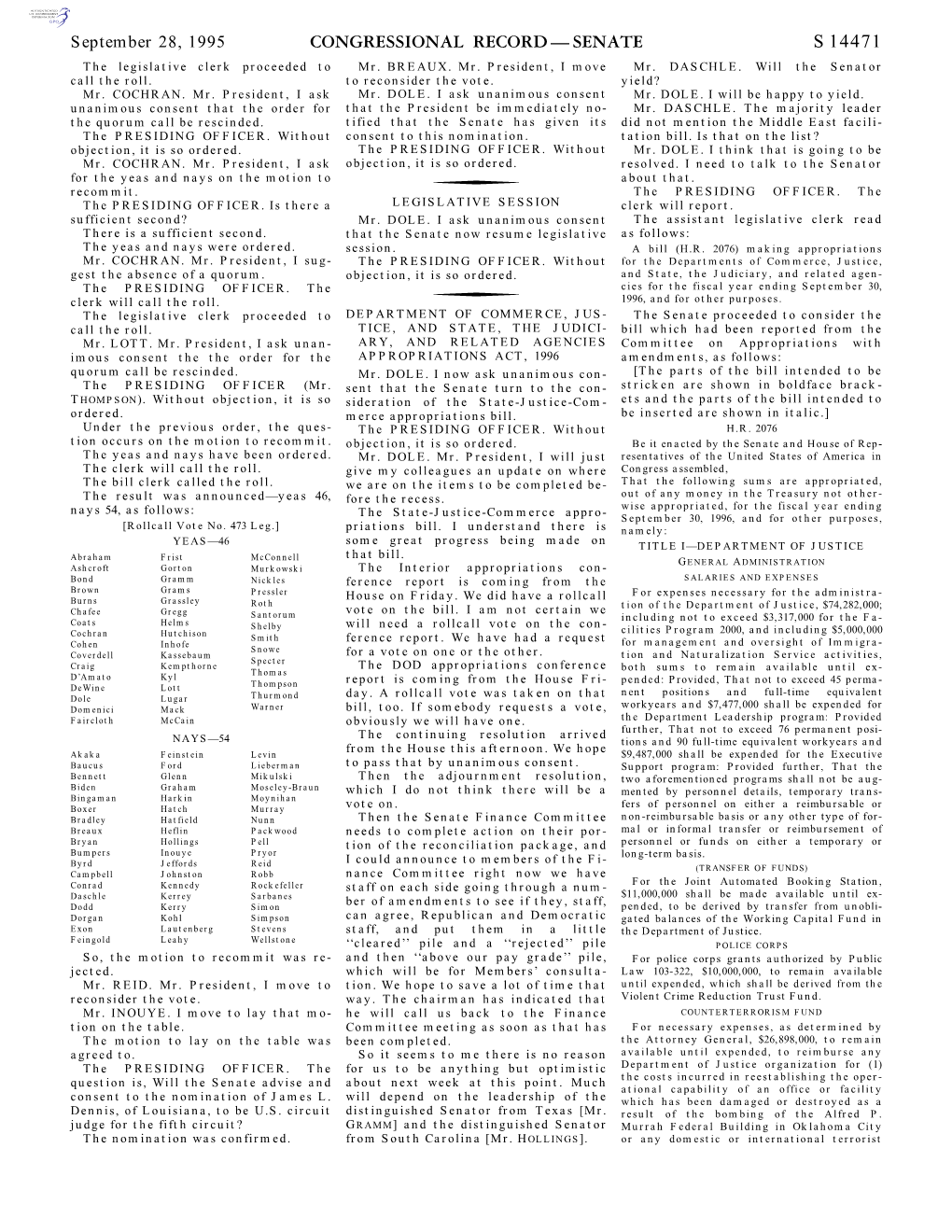 Congressional Record—Senate S 14471