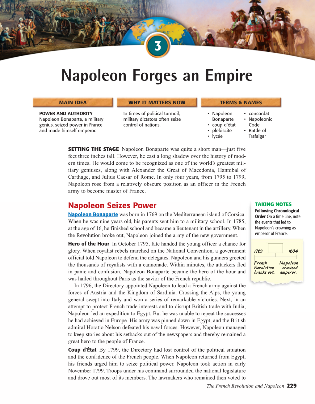 Napoleon Forges an Empire