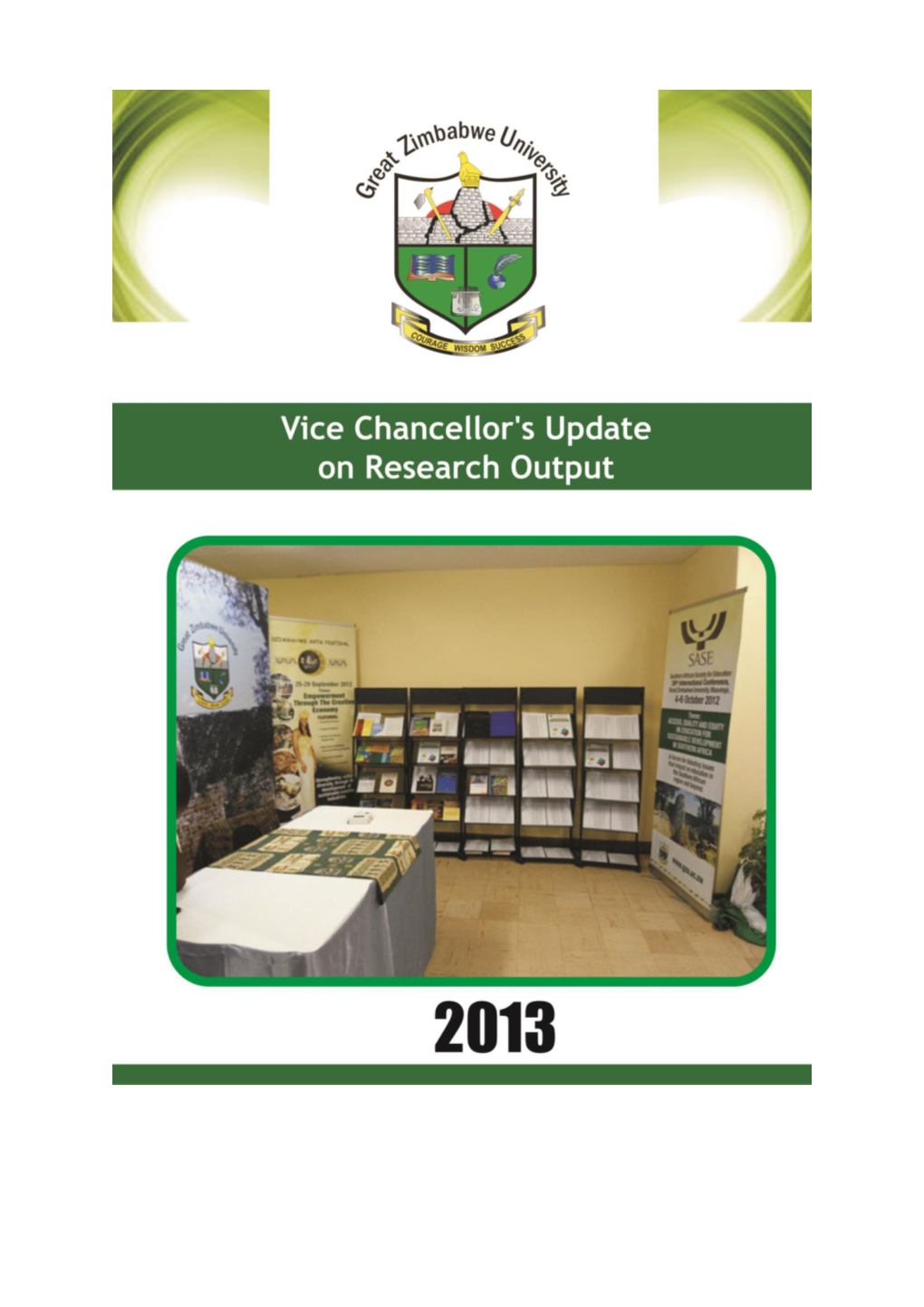 Vice Chancellor's Update 2012