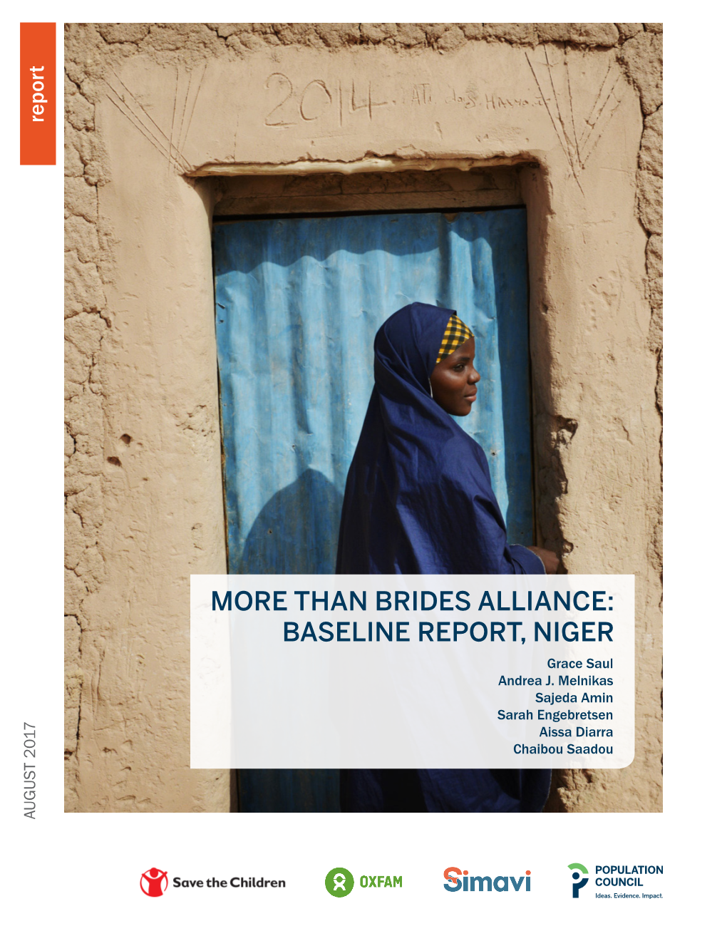 More Than Brides Alliance: Baseline Report, Niger.” New York: Population Council