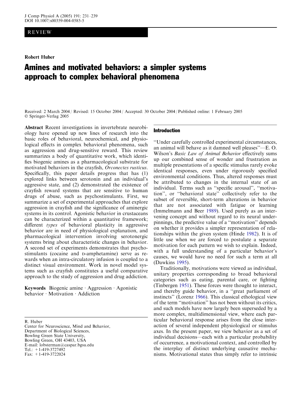 A Simpler Systems Approach to Complex Behavioral Phenomena