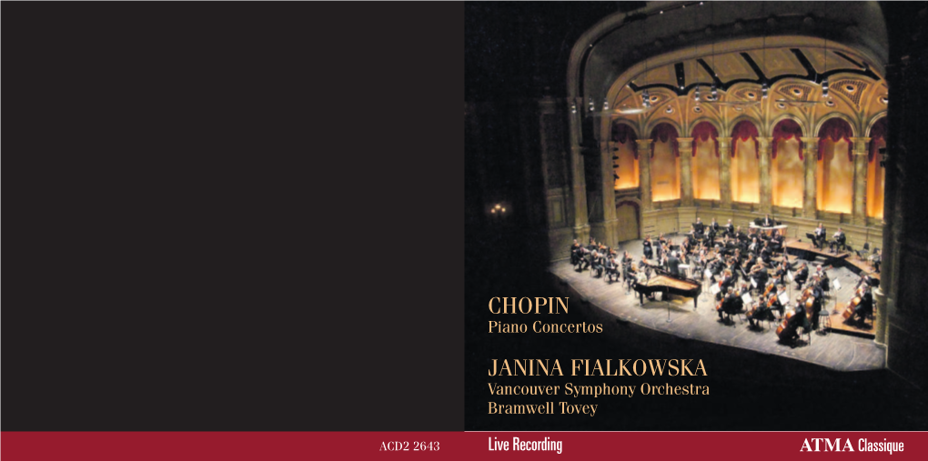 Chopin Janina Fialkowska