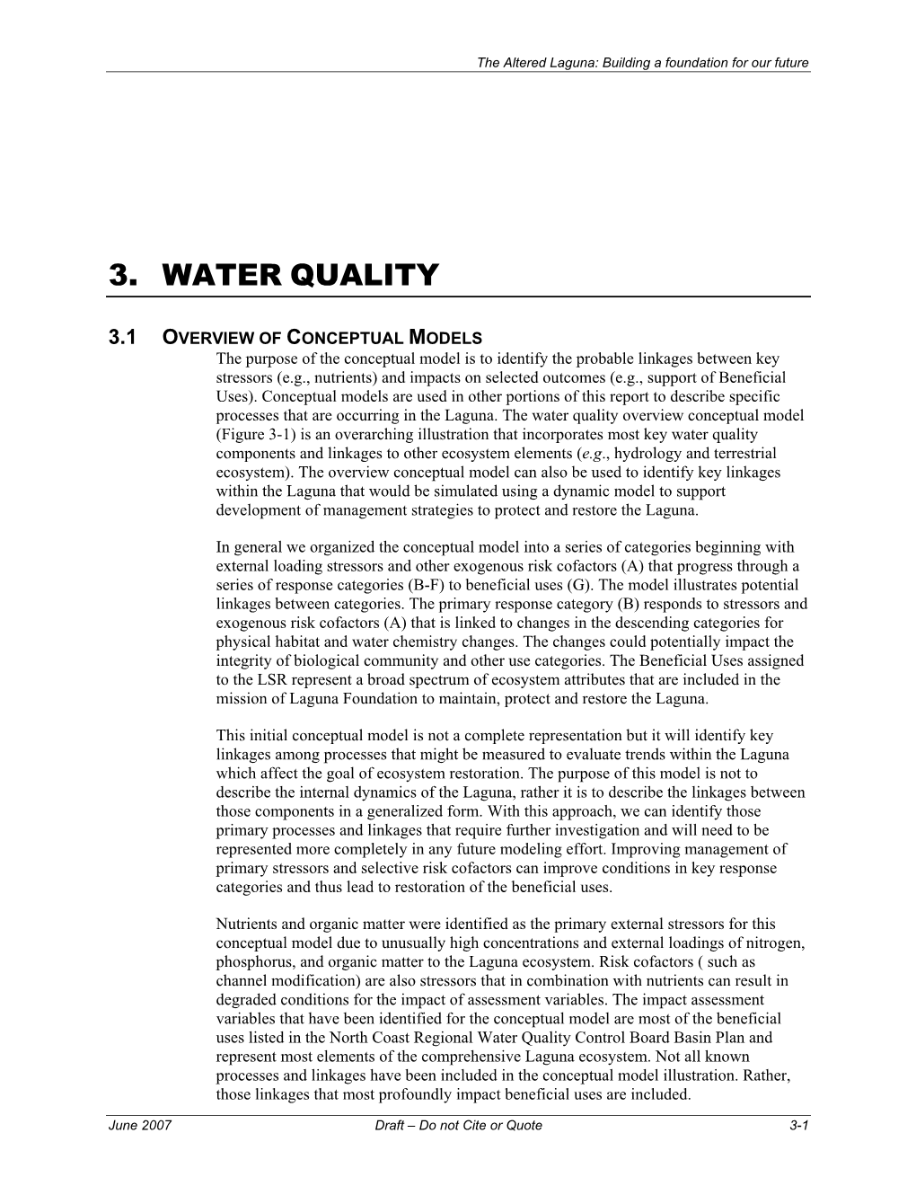 3. Water Quality
