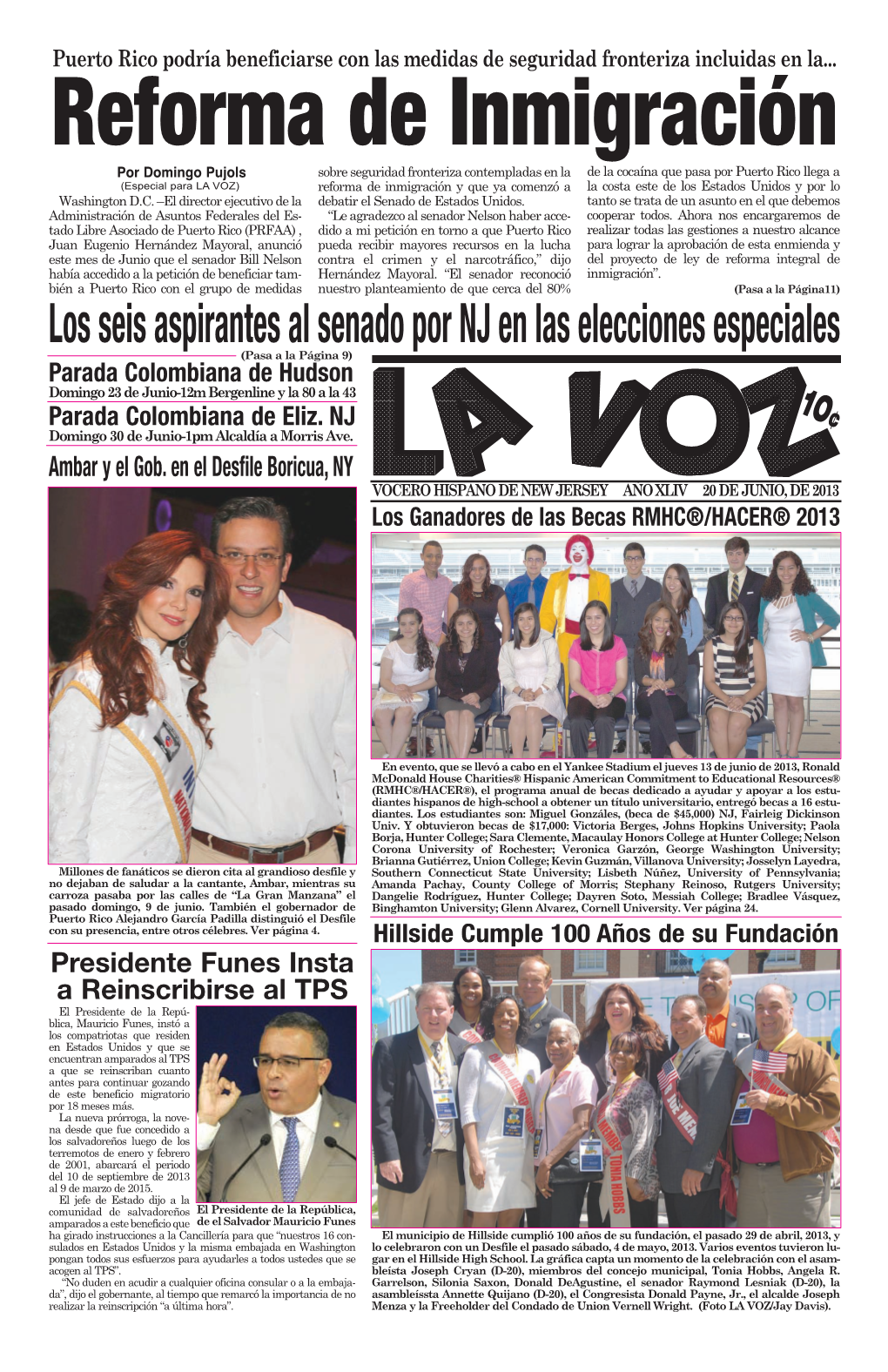 Los Seis Aspirantes Al Senado Por NJ En Las Elecciones Especiales (Pasa a La Página 9) Parada Colombiana De Hudson