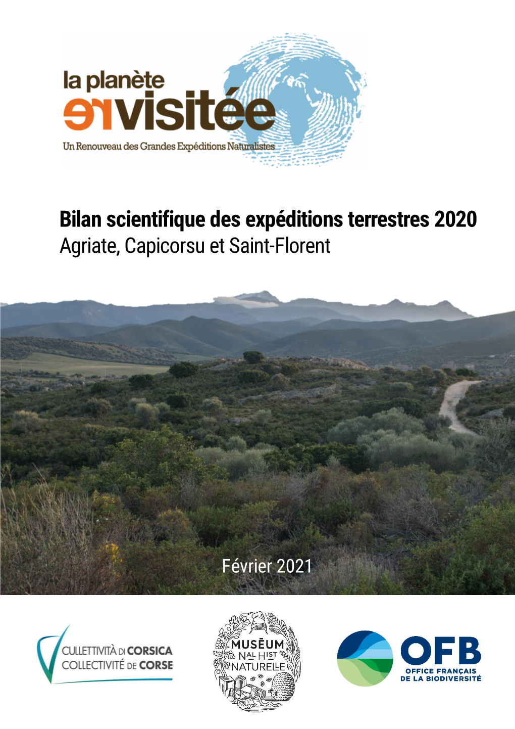 Bilan Scientifique Des Expéditions Terrestres 2020 Agriate, Capicorsu Et Saint-Florent