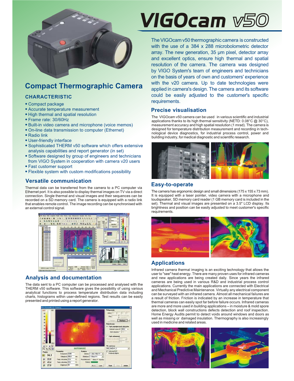 Compact Thermographic Camera Applied in Camera's Design