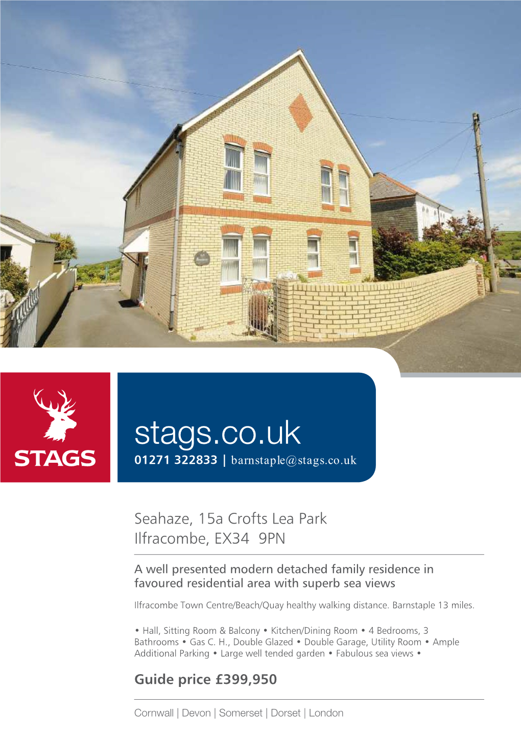 Stags.Co.Uk 01271 322833 | Barnstaple@Stags.Co.Uk