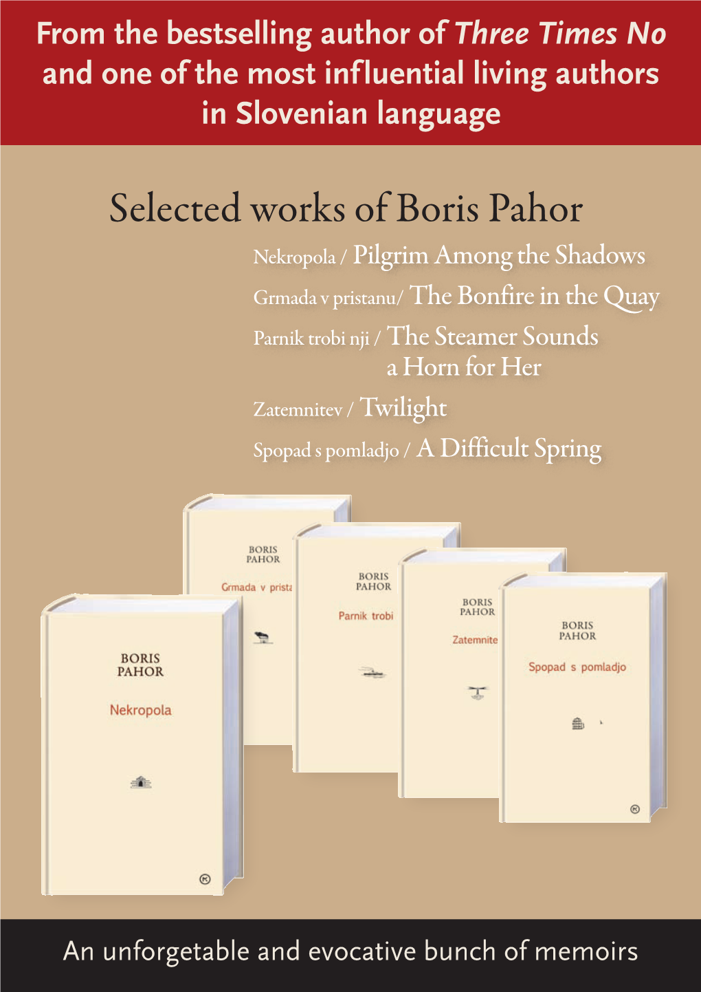 Selected Works of Boris Pahor