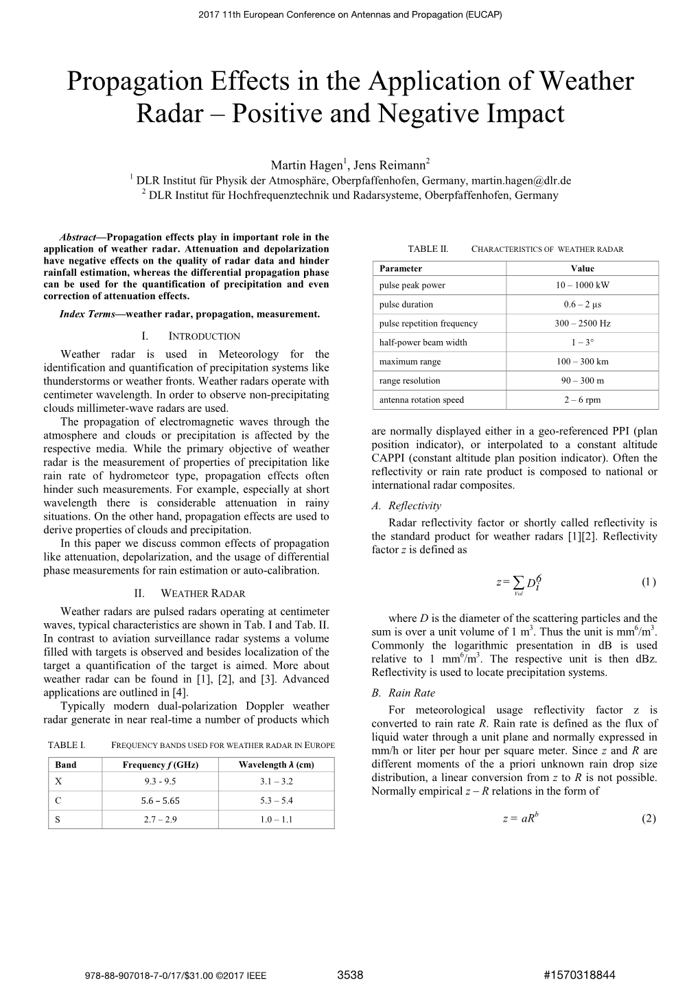 Word Template for Papers to Be Submitted to Eucap 2016